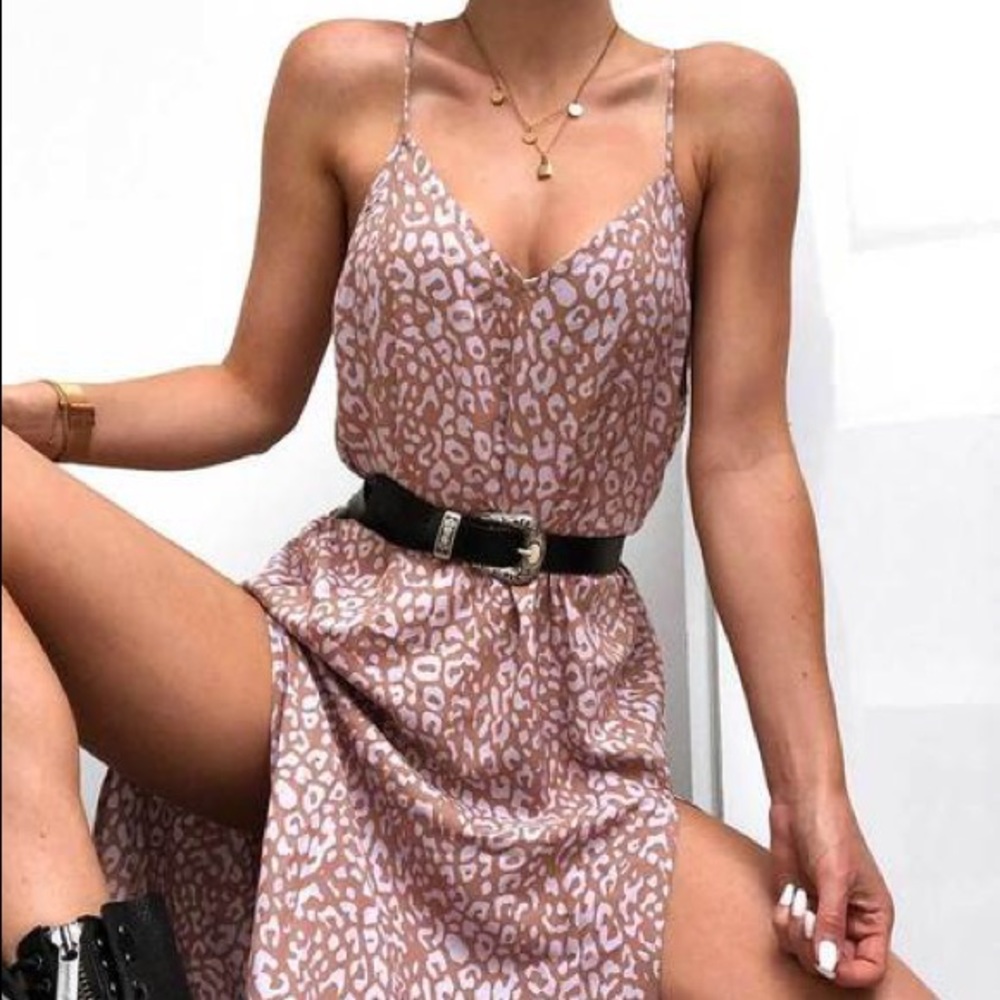 Hime Maxi Dress in Leopard Spot by Motel